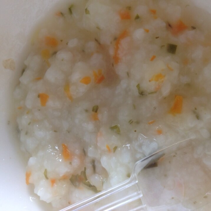 5倍がゆ にんじん、わかめ入り 離乳食 中期